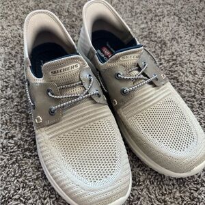 Skechers Men's Light Gray Boat Shoes